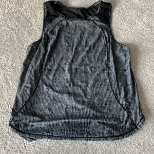 LULULEMON printed sculpt tank